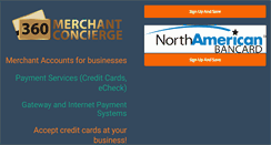 Desktop Screenshot of 360merchantconcierge.com